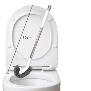 Wall Mounted Long Handle Toilet <b>Brush</b> Durable <b>Round</b> Lightweight Modern Design For Bathroom Cleaning - Product Image 5