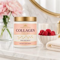 Poudre de peptides de collagène de type 1 et 3 pour la peau, les cheveux et les ongles