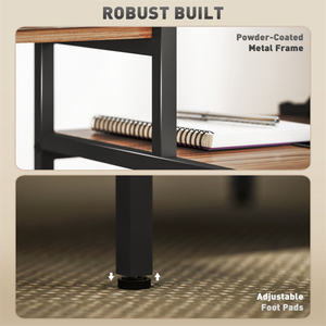 Escritorio de ordenador de madera DB, escritorio de PC convertible y extensible con función plegable para uso escolar para envío prohibido para - Product Image 5