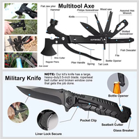Kit d'équipement de survie 20 en 1, outil tactique professionnel, capacité <1L, utilisation multisports en extérieur