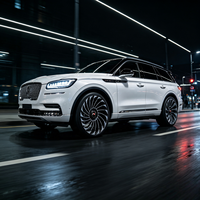 Moyeux de roue forgés intégrés légers noirs et argentés à rotation turbo pour Tesla, Mercedes, véhicules électriques de luxe et SUV (vente en gros)