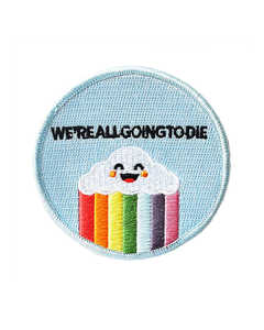 Di alta qualità stiamo tutti andando a morire arcobaleno Patch ricamate in ferro all'ingrosso su taglio Laser bordo ricamo Patch arcobaleno - Product Image 6