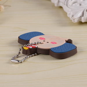 Porte-clés en caoutchouc souple PVC style dessin animé chinois, pendentifs clés en caoutchouc, style anime, emballage en vrac, expédiés par le fabricant - Product Image 3
