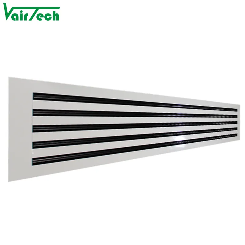 VAV alluminio soffitto quadrata lineare slot diffusore d'aria