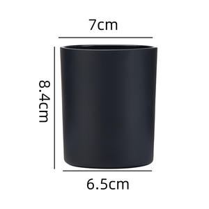 Ly đựng nến thủy tinh mờ tối giản hiện đại, trang trí nhà cửa sáng tạo, giá đỡ nến trị liệu bằng hương thơm, lọ đựng nến trong suốt tự làm, bề mặt nhẵn - Product Image 6