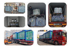 Transformateur immergé dans l'huile S11-M 160 kVA 10/0,4 kV à trois phases, à noyau en aluminium, haute efficacité, équipement de distribution d'énergie économe en énergie - Product Image 6