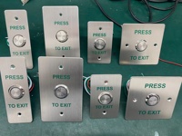 Système de contrôle d'accès intelligent Keysecu, interrupteur à bouton-poussoir de déverrouillage de porte en acier inoxydable 12V, étanche, extérieur