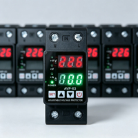 Protecteur de surtension et de sous-tension 2P, dispositif de protection de circuit monophasé AC 220V, affichage LCD, 50Hz 60Hz