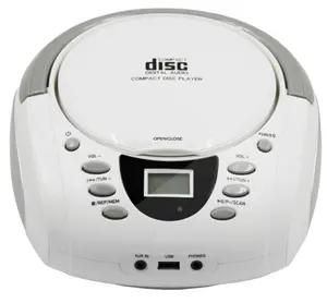 Portable player with CD/FM/USB/MP3/LCD screen/DAB/audio input with flash CD Boombox LP-D01