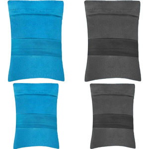 Quick-Dry Beach Towel Cotton Rectangle With Zipper And Stretchable Straps For Swimming And Water Sports - Product Image 2