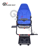 GY079 Roue mobile ODM OEM Pro Sim Race Racing Sim Fold Seat Simulator Cockpit pour PC, Playstation 2 3,Wii,XBox,Xbox 360