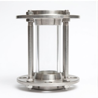 Indicateur de niveau manuel à bride en acier inoxydable CF8 CF8M de 4 pouces pour pipelines Sealmech