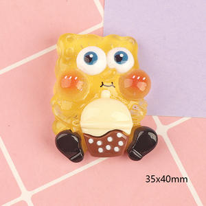 Cute Animal Cartoon Resin Luminous <b>Big</b> <b>Mobile</b> <b>Phone</b> Case Keychain - Product Image 2
