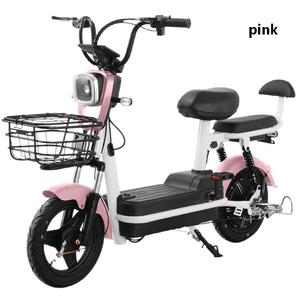 Vente en gros <span class=keywords><strong>de</strong></span> trottinettes électriques 14 pouces 48V à 2 roues avec pédale pour les trajets urbains, système <span class=keywords><strong>de</strong></span> <span class=keywords><strong>frein</strong></span> à <span class=keywords><strong>tambour</strong></span>, grand panier <span class=keywords><strong>avant</strong></span> - Product Image 1