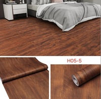 Rouleau de revêtement de sol en vinyle aspect bois UDK 1.22*50m papier de contact pelable et collant pour chambre à coucher cuisine salon bureau maison