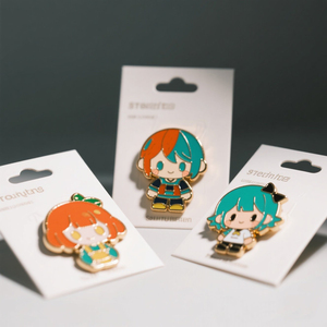 Großhandel weiche harte Emaille Kragen Knopf Souvenir Metall Broschen benutzer definierte Anime Cartoon niedlichen Anstecknadel - Product Image 5