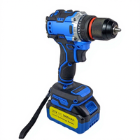Perceuse sans balais au lithium-ion 18V, visseuse à chocs/visseuse double fonction, style pistolet, contrôle de vitesse progressif, DIY, 60Nm max.