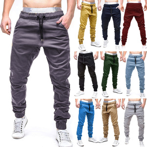 Nuovi <span class=keywords><strong>Pantaloni</strong></span> Casual da <span class=keywords><strong>Uomo</strong></span> Stile <span class=keywords><strong>Jogger</strong></span>, Tinta Unita, Leggeri, <span class=keywords><strong>Cargo</strong></span> Multi-Tasca, <span class=keywords><strong>Pantaloni</strong></span> Dritti Hip Hop, Stile Harem e Sportivo - Product Image 1