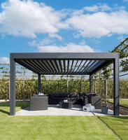 Système de pergola rétractable automatique avec toit roulant pour cadre enduit de poudre de balcon-pour la vie en plein air Fabriqué en Turquie