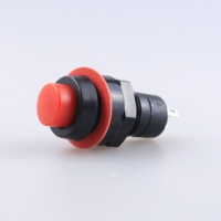 Interruptor de Botón DS-211 DS-213, Orificio de 10 mm, Autoblocante, Sin Bloqueo, Botón de Reinicio, Interruptor de Tecla