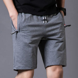 Shorts décontractés pour hommes en nylon satiné brillant à séchage rapide avec taille élastique, empiècements en maille et poches latérales, shorts de course en toile pour hommes 2026 - Product Image 6