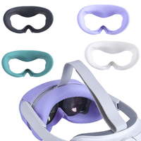 Masque oculaire en silicone anti-fuite de lumière pour Pico 4, cache-visage anti-transpiration pour lunettes VR Neo4, accessoires VR de remplacement pour l'ombrage