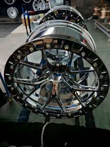 Ruedas SHIN Forjadas con Triple Cromado FI-R Beadlock para M3 M4 G80 G82 <span class=keywords><strong>M8</strong></span> Mustang GT AUDI <span class=keywords><strong>RS7</strong></span> RSQ8 Mercedes AMG Chevrolet Corvette Z06 - Product Image 2