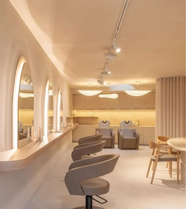 Miroir et chaise de salon de coupe de cheveux de luxe Chaise de salon de style <span class=keywords><strong>loft</strong></span> Chaises de barbier et de salon Prix - Product Image 1