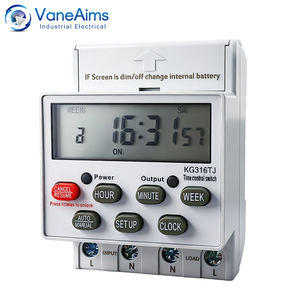 Minuterie domestique KG316T KG317 KG818 - 220V 30A40A Programmation facile pour <span class=keywords><strong>chauffe</strong></span>-<span class=keywords><strong>eau</strong></span>/éclairage |   Batterie <span class=keywords><strong>de</strong></span> secours - Product Image 2