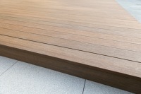Meilleures ventes : terrasse en WPC durable, résistante aux UV, antidérapante, à faible entretien, avec grain de bois 3D embossé, pour jardin
