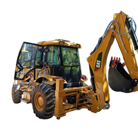 Baru dengan Performa Bagus Caterpillar Cat420f 420 Wheeled Backhoe Loader 4x4WD Bekas Cat 420F Harga Bagus