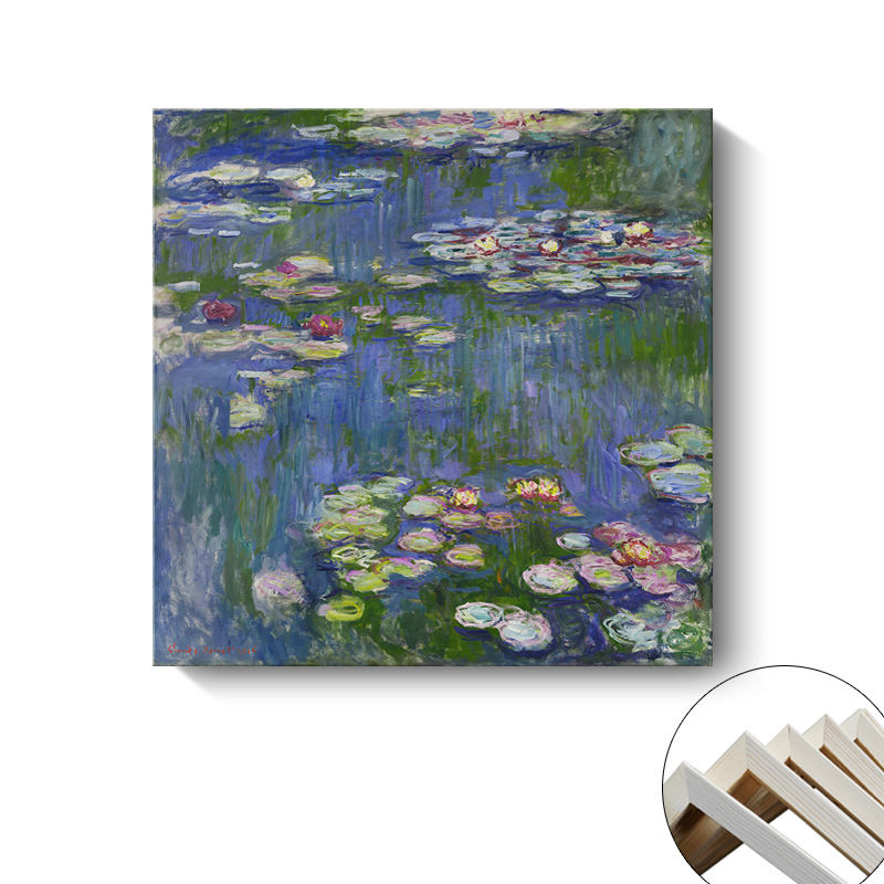 2.7cm pine inner frame + canvas painting 05