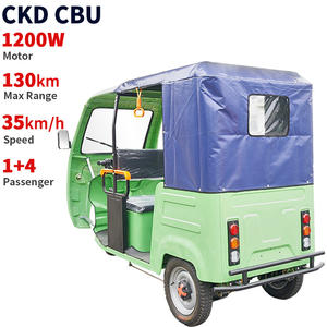 Tricycle électrique CKD 1200W, vitesse 35 km/h, autonomie 130 km, <span class=keywords><strong>3</strong></span> places, nouveau modèle pour 5 personnes - Product Image 1