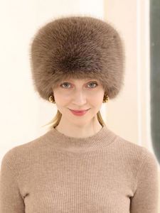 Sombrero de Pescador de Felpa Gruesa y Colorida para Mujer, Personalizado al por Mayor, con Protección Solar y Pelo Sintético de Zorro, Ideal para Invierno - Product Image 4