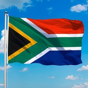 <span class=keywords><strong>Bandera</strong></span> Nacional <span class=keywords><strong>Sudafricana</strong></span> grande de 3x5 pies con 2 ojales de latón para actividades deportivas en Sudáfrica - Product Image 3