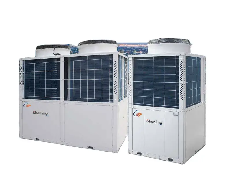 High-Efficiency 320 kW Commercial Air Source Heat Pump for Cooling and Space Heating