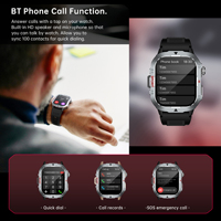 Échantillon gratuit NEEXXT C30 Pro Prix de gros Grand écran tactile 2,19 pouces TFT Tracker sportif BT Appel vocal par téléphone Montre intelligente