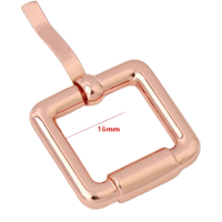 Pour attache sandale femmes vêtement vêtements accessoires 10Mm rouleau cercle 34Mm matériel ceinture en cuir rectangulaire boucle en métal