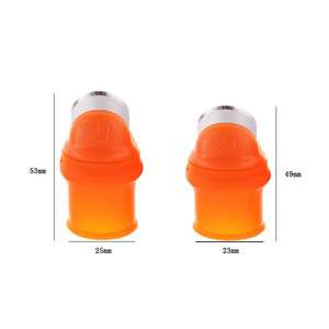 Set di Coltelli da Pollice in Silicone <span class=keywords><strong>e</strong></span> Acciaio Inossidabile, Mini Protezione per Dita, Utensile da Giardinaggio per Tagliare Verdure, Uso in <span class=keywords><strong>Cucina</strong></span> - Product Image 4