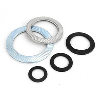 DIN9250 304 SS 65Mn Rondelles de blocage Double disque étoile dentelé Dent ronde Antidérapant Anti-desserrage Rondelles résistantes