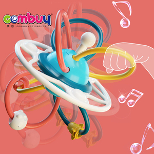 <span class=keywords><strong>Hochet</strong></span> sonore <span class=keywords><strong>rotatif</strong></span> musical meulage sensoriel doux jouets pour bébé boule de dentition pour 2-4 ans - Product Image 4