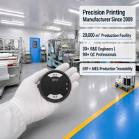 Composants de panneau de commande en silicone personnalisés en usine avec graphismes imprimés, adaptés comme pièces de rechange pour multicuiseurs
