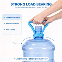 Poignée ergonomique antidérapante pour seau d'eau, outil de levage portable, expédition rapide, poignée de levage pour bouteille d'eau de 5 gallons