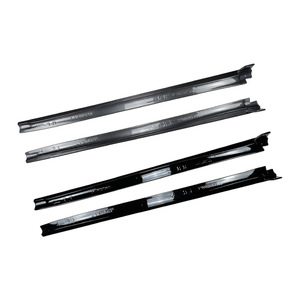 AMP-Z BMW X6 F16 M Sport Jupes latérales Kit carrosserie inférieur 2014-2019 Noir laqué mat Texture fibre de carbone - Product Image 2