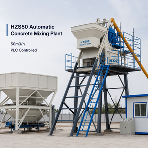 Centrale à béton modulaire HZS50 50m³/h – Équipement de malaxage automatique pour béton prêt à l'emploi – Fournisseur - Product Image 1
