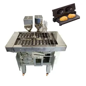 Полностью автоматическая электрическая вафельница taiyaki разной формы для рыбы, ореха, ореха, машина для выпечки тортов, автоматическая машина для выпечки тортов