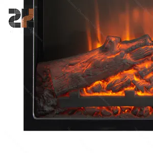 Factory Wholesale Hot Sale 18" Cheap Beautiful 1500W LED Indoor TV Stand Electric Fireplace