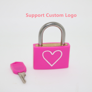 Cadenas vert petit format pour bagages, étanche, antivol, 20 mm, coque colorée, en laiton - Product Image 1