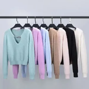 Muli-color women's sweaters knitted cardigans fall autumn women's high quality cashmere sweater