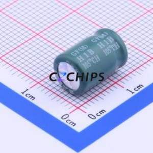Condensador Electrolítico de Aluminio de Orificio Pasante EGF227M1VF12CB, Orificio Pasante, D8xL12mm 220uF 20% 35V 640mA-100kHz - Product Image 2